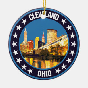 Cleveland                                          ceramic ornament