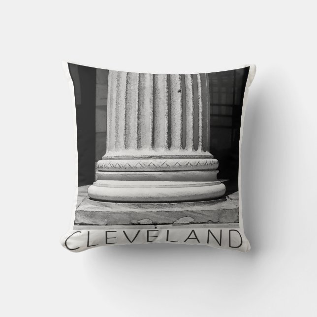 Cleveland - Column Detail Throw Pillow (Front)