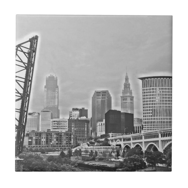 Cleveland Contrast Ceramic Tile (Front)