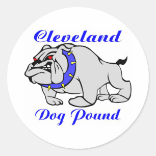 Cleveland Dog Pound Classic Round Sticker
