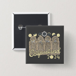 Cleveland Eclipseland 2 Inch Square Button