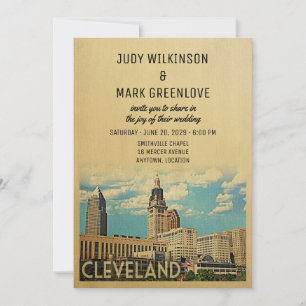 Cleveland Faire-part de mariage Ohio