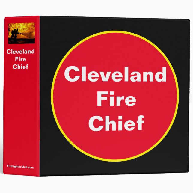 Cleveland Fire Chief Binder (Front/Spine)