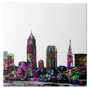 Cleveland graffiti tile