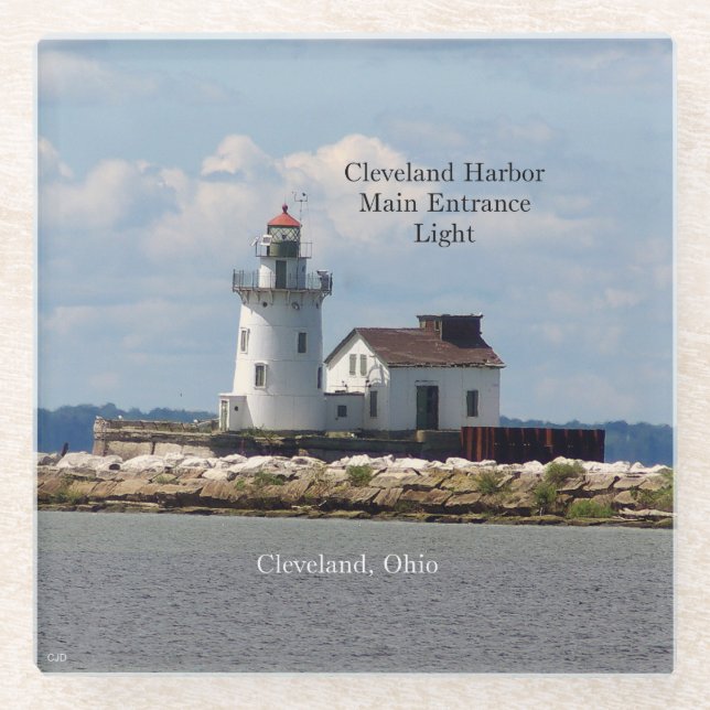 Cleveland Harbour Main Entrance Light coaster (Front)