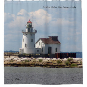 Cleveland Harbour Main Entrance Light shower curta