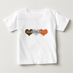 Cleveland Heart Baby T-Shirt