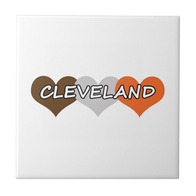 Cleveland Heart Tile (Front)