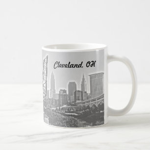 Cleveland Impressions B&W Mug