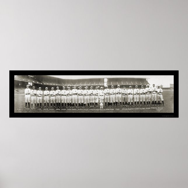 Cleveland Indians Ohio Photo 1916 Poster (Front)