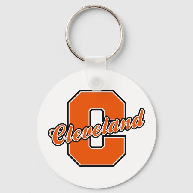 Cleveland Letter Keychain (Front)