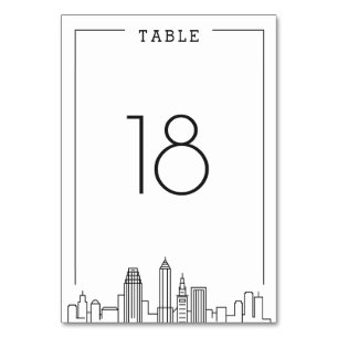 Cleveland, Mariage de l'Ohio   Numéro de table