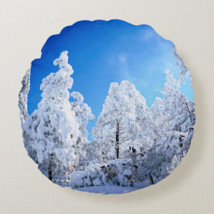 Cleveland National Forest Round Pillow