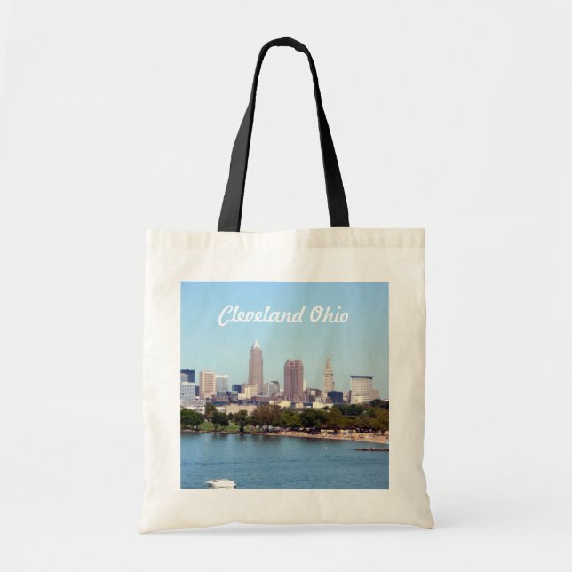 Cleveland OH Edge Water Tote Bag (Front)