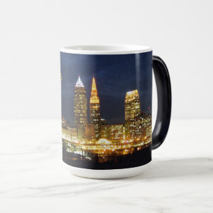 Cleveland, OH Night Lights Morphing Mug