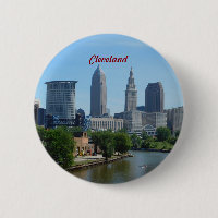 Cleveland OH Riverside Button