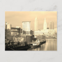 Cleveland,OH Sepia River View