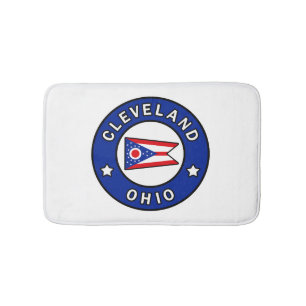Cleveland Ohio Bath Mat