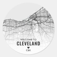 Cleveland, Ohio City Map | Wedding Welcome