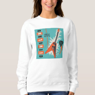 Cleveland Ohio Electric Guitar Sweatshirt