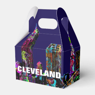 Cleveland, Ohio in graffiti Favor Box