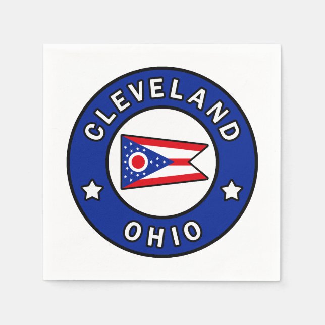 Cleveland Ohio Napkin (Front)