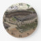Cleveland Ohio Post Card Clock - Municipal Stadium