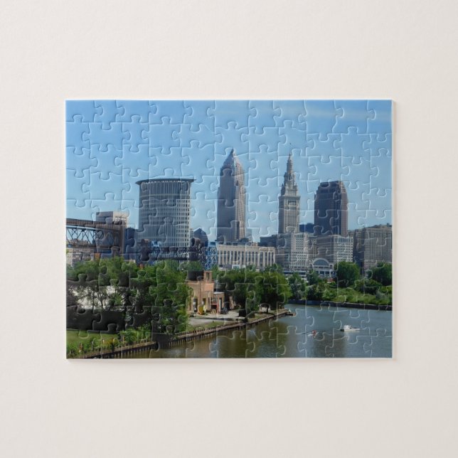 Cleveland, Ohio Rolling on the River Puzzle (Horizontal)