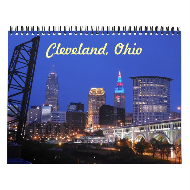 Cleveland Ohio Skyline Calendar (Cover)