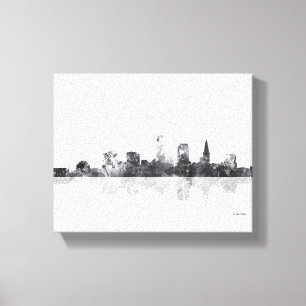 CLEVELAND, OHIO SKYLINE CANVAS PRINT