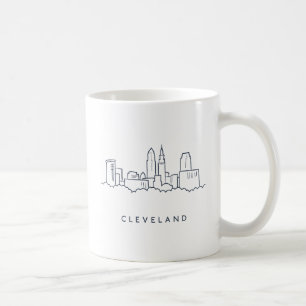 Cleveland Ohio Skyline Coffee Mug
