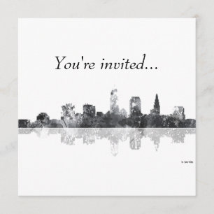 CLEVELAND, OHIO SKYLINE INVITATION