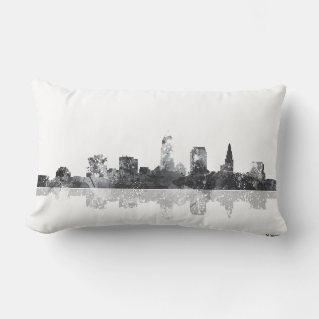 CLEVELAND, OHIO SKYLINE LUMBAR PILLOW (Front)
