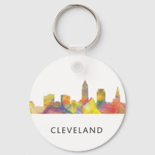 CLEVELAND, OHIO SKYLINE WB1 - KEYCHAIN