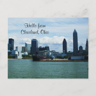 CLEVELAND, OHIO SUR LA carte postale DU LAC