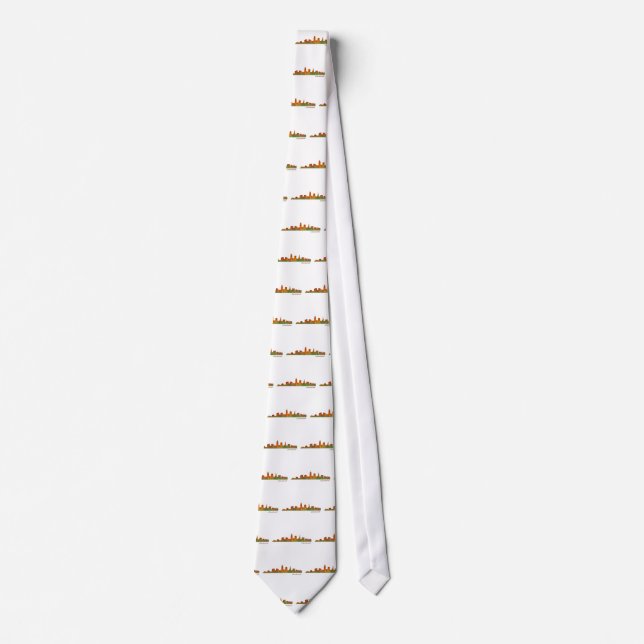 Cleveland Ohio the USA Skyline City v01 Tie (Front)