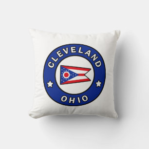 Cleveland Ohio Throw Pillow