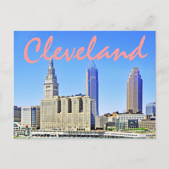Cleveland, Ohio, U.S.A. Postcard (Front)