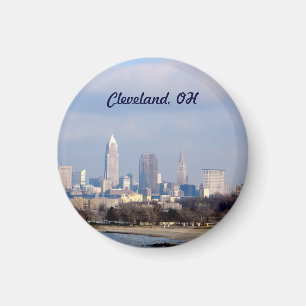 Cleveland, Ohio View (Edgewater)Magnet Magnet
