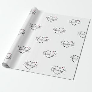 Cleveland Ohio Wrapping Paper