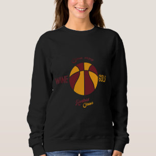 Cleveland Richfield  Wine And Gold Sweatshirt