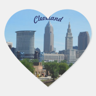 Cleveland River View Sticker