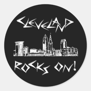 Cleveland Rocks! Classic Round Sticker