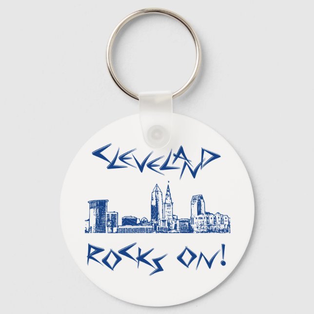 Cleveland Rocks! Keychain (Front)