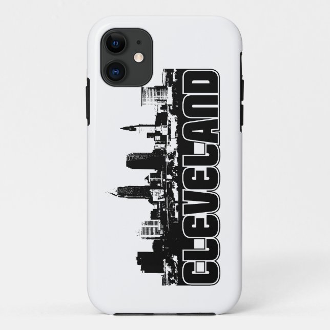 Cleveland Skyline Case-Mate iPhone Case (Back)