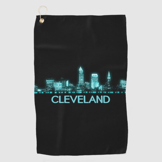 Cleveland Skyline Golf Towel (Front)