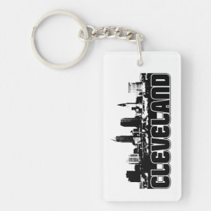 Cleveland Skyline Keychain