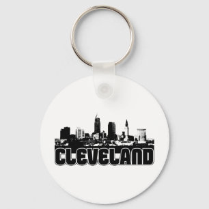 Cleveland Skyline Keychain