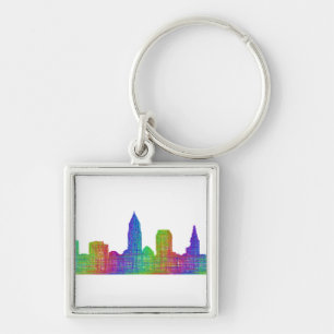 Cleveland skyline keychain
