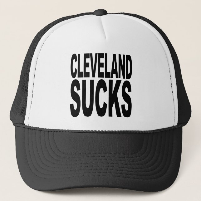 Cleveland Sucks Trucker Hat (Front)